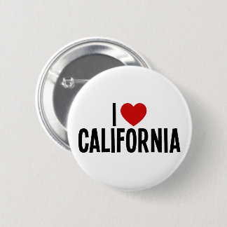 Me encanta California Botón redondo