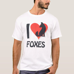 Me encanta camiseta de zorros