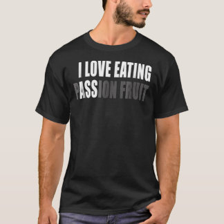 Me Encanta Comer Pasión Fruta Camiseta Clásica
