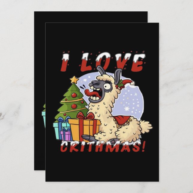 ME ENCANTA CRITHMAS Llama (Anverso / Reverso)