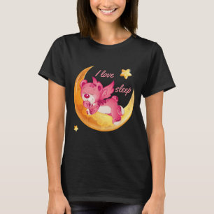 Me encanta dormir camiseta
