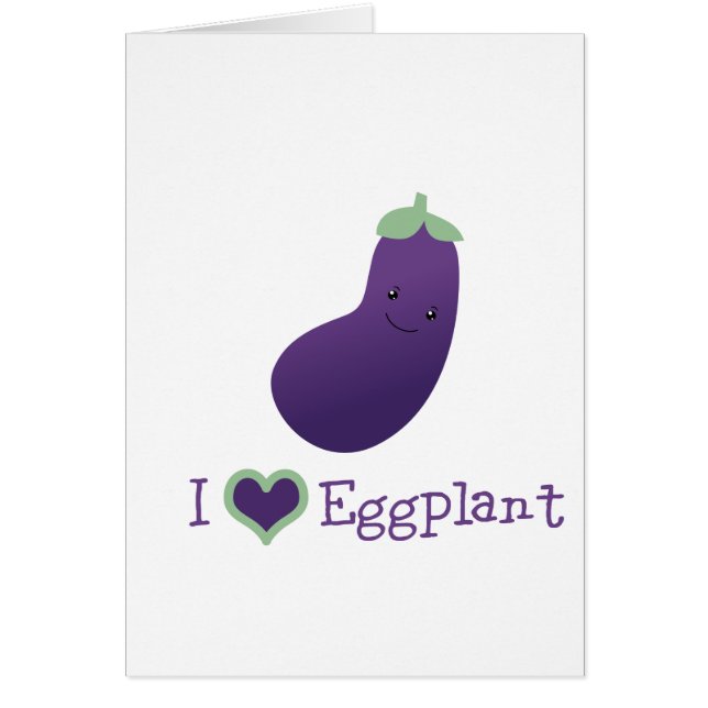 Me encanta Eggplant (Frente)