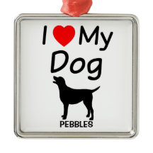 Me encanta el adorno navideño de mi perro