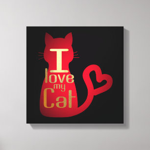¡ME ENCANTA EL ARTE DE MI GATO CANVAS!