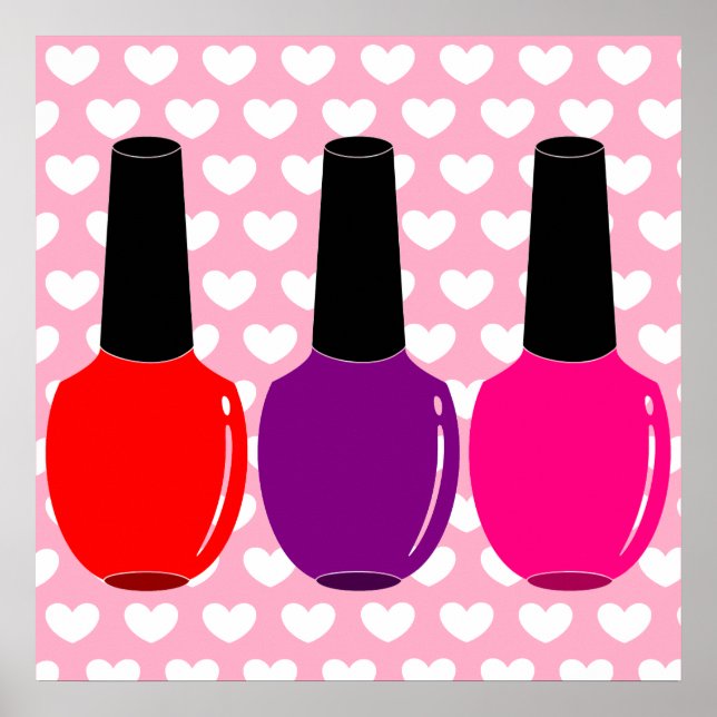 Me encanta el arte polaco rojo rosa rosa rosa mora (Frente)