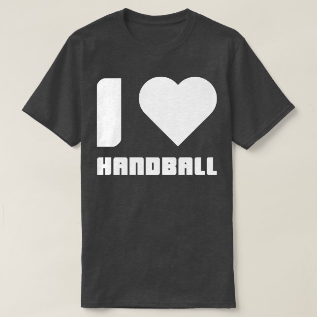 Me encanta el balonmano, la camiseta de regalo dep (Diseño del anverso)
