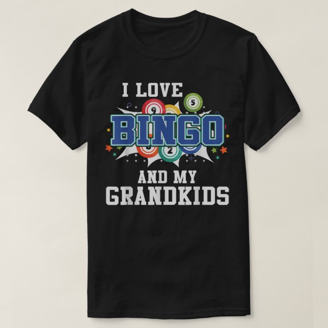 Me Encanta El Bingo Y Las Camisetas De Bingo Graci (Diseño del anverso)