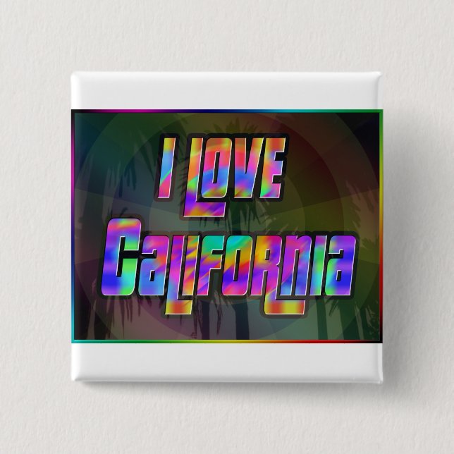 Me encanta el botón de California Bright Future (Anverso)