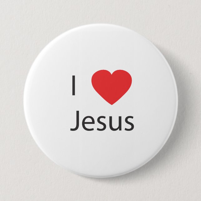 Me encanta el botón de Jesús (Anverso)
