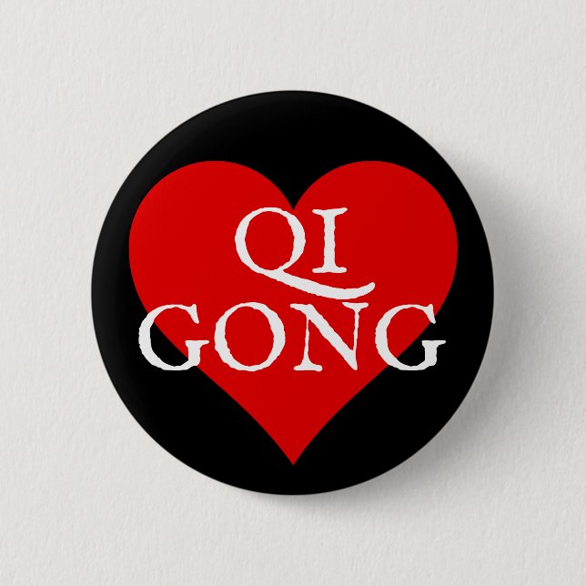 Me encanta el botón qi gong (Anverso)