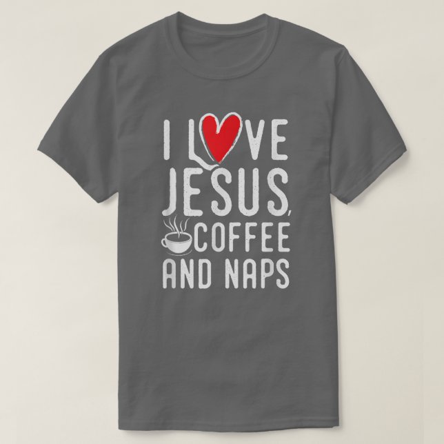 Me encanta el café de Jesús y la camisa de las sie (Diseño del anverso)