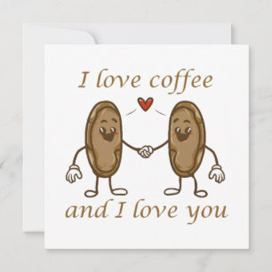 Me encanta el café y te amo