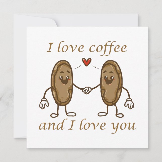 Me encanta el café y te amo (Anverso)