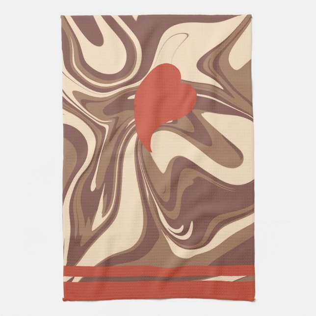 Me encanta el capuchino 2 toallas de cocina (Vertical)