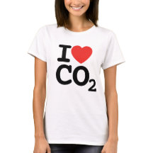 Me encanta el CO2 - me encanta la camiseta de las 