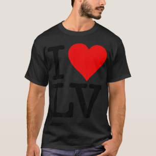 ME ENCANTA EL CORAZÓN LAS VEGAS NEVADA LV Camiseta