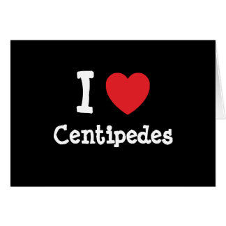 Me encanta el corazón personalizado Centipedes per