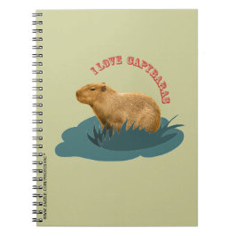 Me encanta el cuaderno de carpinchos