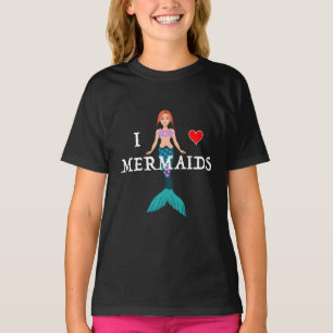 Me encanta el diseño de las sirenas - camisetas bá