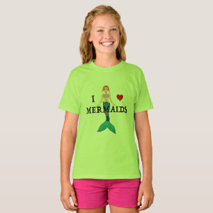 Me encanta el diseño de las sirenas - camisetas bá