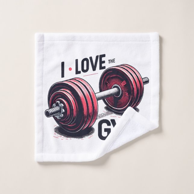 Me encanta el gimnasio (Toallita)