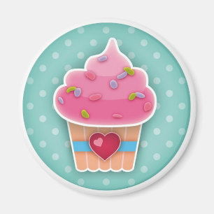 Me encanta el imán Cupcakes