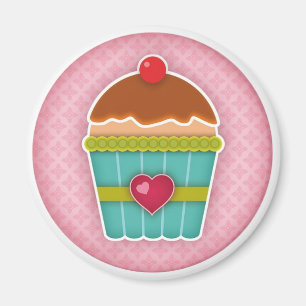 Me encanta el imán Cupcakes
