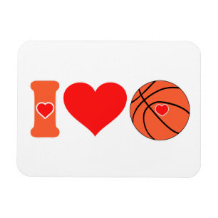 Me encanta el imán de baloncesto