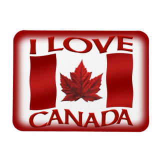Me encanta el imán de frigorífico canadiense de re