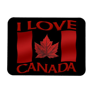 Me encanta el imán de frigorífico canadiense de re