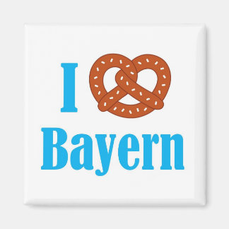 Me encanta el imán de la nevera de Bayern