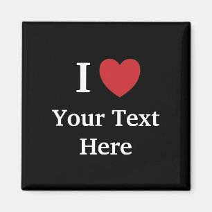 Me Encanta El Imán De La Nevera Personalizable Aña