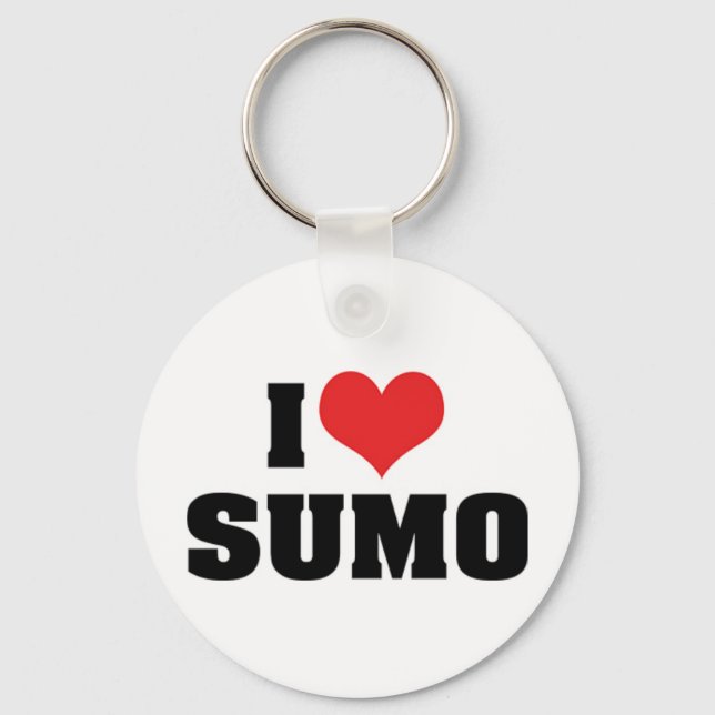 Me encanta el llavero de Sumo (Anverso)