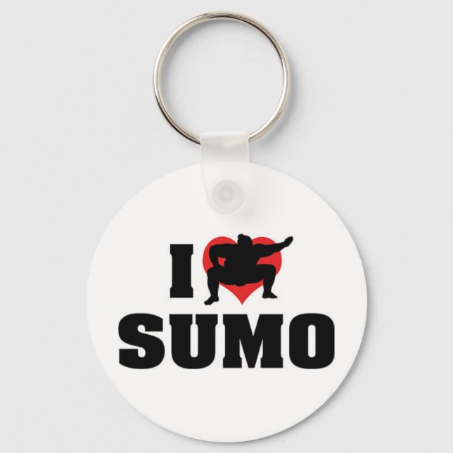 Me encanta el llavero de Sumo (Anverso)