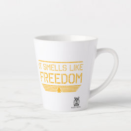 Me Encanta El Olor De La Pequeña Taza Latte De Com