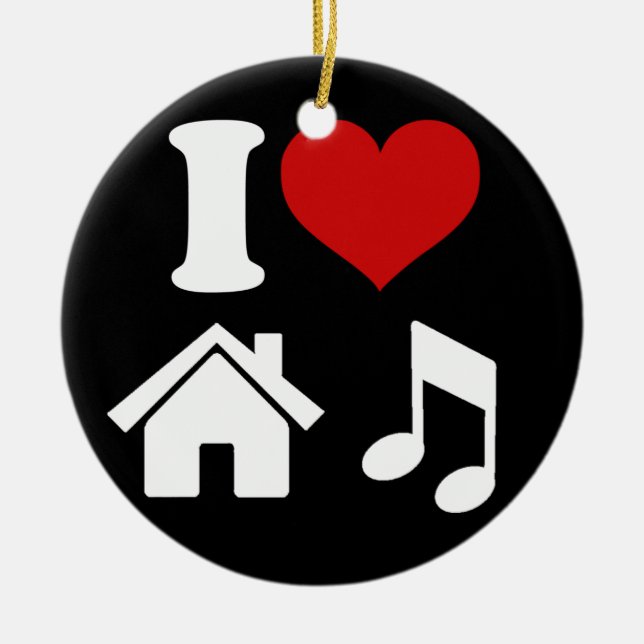 Me encanta el ornamento musical de House | Fiesta  (Frente)