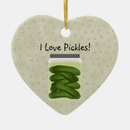 Me encanta el ornamento navideño de Pickles
