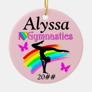 ME ENCANTA EL ORNAMENTO PERSONALIZADO GIMNASTICS P