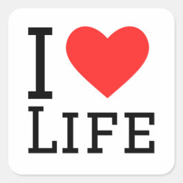 Me encanta el pegatina de la plaza vital