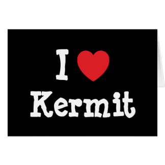 Me encanta el personalizado del corazón de Kermit