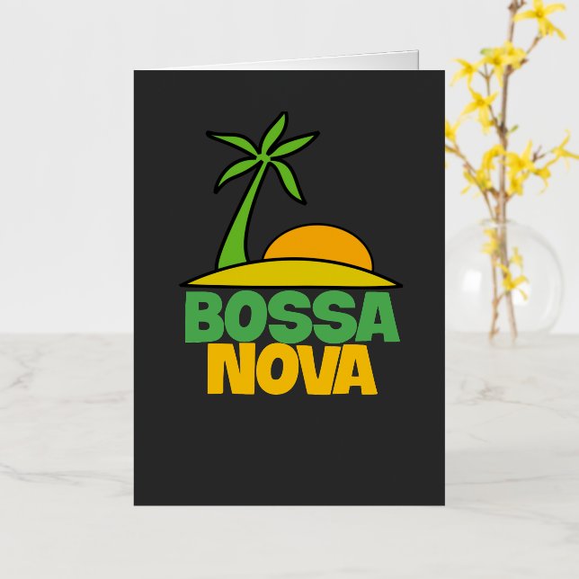 Me encanta el regalo de Bossa Nova para los amante (flor amarilla)