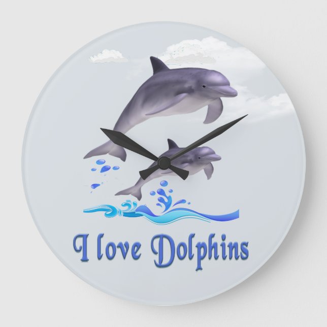 Me encanta el reloj de delfines (Anverso)