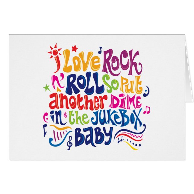 Me encanta el rock'n roll (Anverso (Horizontal))