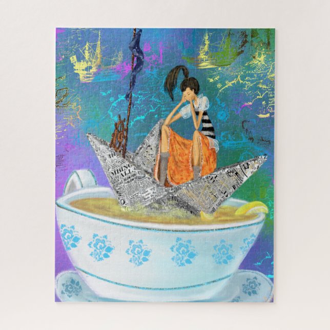 Me encanta el rompecabezas del té (Vertical)