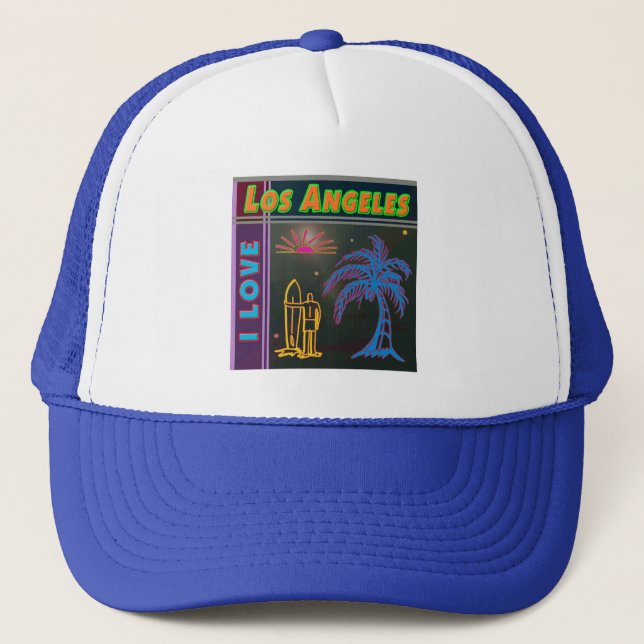 "Me encanta el sol de Los Ángeles", Gorra de Palm  (Anverso)