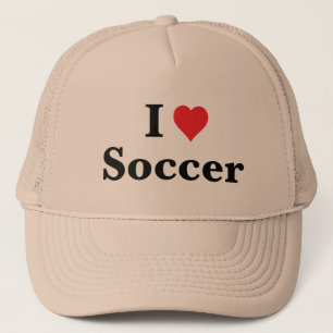 Me encanta el sombrero de camionero de fútbol