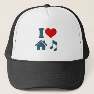 Me encanta el sombrero de camionero musical de Hou
