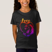 Me encanta esta camiseta de Chica de caballo