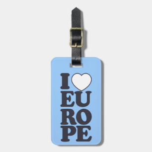 ME ENCANTA EUROPA personalizado etiqueta de equipa