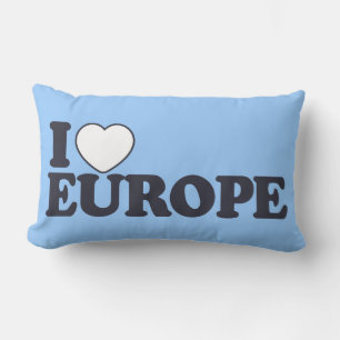 ME ENCANTA EUROPA personalizado lanzar almohada